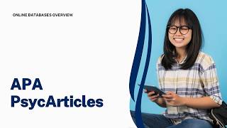 APA PsycArticles - Intro