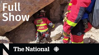 CBC News: The National | Morocco quake rescue, Masks at work, Landlords and tenants