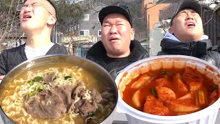 ❄️강추위❄️야외에서 끓여먹는 진국 설렁탕면 1BOX‼