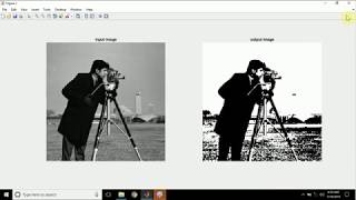 Binarization || thresholding of image in matlab
