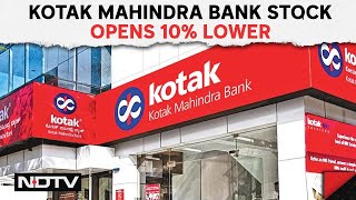 Kotak Bank Share News Today | Kotak Mahindra Bank's Share Slides Over 10% Day After RBI Action