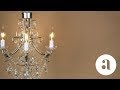 Madeleine 4 Light Antique Silver Crystal Chandelier Product Video | Amalfi Decor