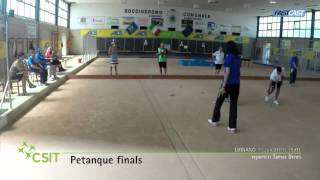 Petanque Finals - CSIT World Sports Games 2015