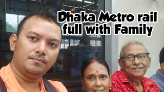 Dhaka metro full travel from Agargaon - Motijheel and motijheel to Uttara north