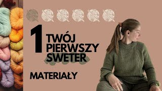 Sweter na drutach krok po kroku * Pierwszy Sweter #1*