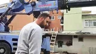 22 TON KEPÇE KUŞ GİBİ HAVALANDI