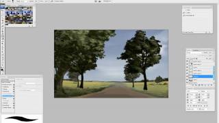 Landscape speedpainting