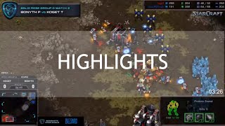 Highlights - BSL10 - RO32 Group D - Starcraft Remastered