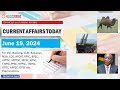 19 June 2024 Current Affairs by GK Today | GKTODAY Current Affairs - 2024 March