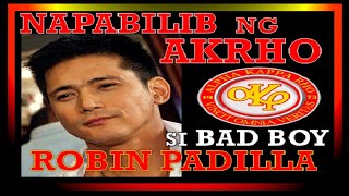 SENATOR ROBIN PADILLA SOBRANG BILIB SA AKRHO