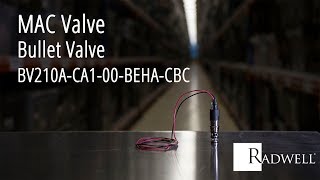 MAC Valve: Bullet Valve BV210A-CA1-00-BEHA-CBC