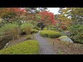 497 【福島県 白河市】南湖公園 翠楽苑の紅葉景色