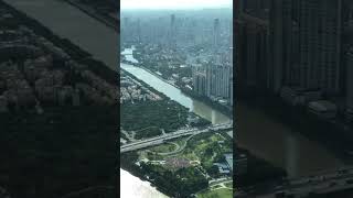 廣州塔觀景台俯瞰二沙島 (Canton Tower, Guangzhou, China )