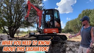 How To Operate Kubota Excavator U35-4