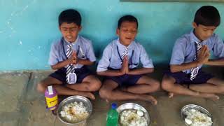 At the time of Midday meals, prayer