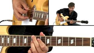 Swing Blues Rhythm Lesson - Swingin With The Duke Breakdown - David Blacker