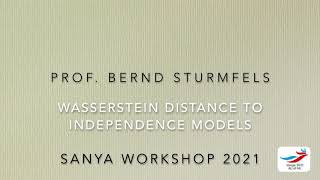 Wasserstein Distance to Independence Models