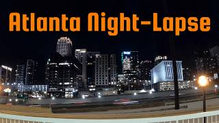 Midtown Atlanta's Buildings and Traffic Night-Lapse