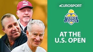 Lendl, Becker, McEnroe, & Wilander ALL at the US Open! | Tennis Legends Podcast | Eurosport