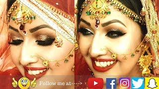 Recreating my Bridal Makeup look | Bangladeshi/Indian Bride | Puja