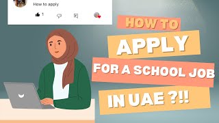 U A E യിലെ 🇦🇪 സ്കൂൾ ജോലിയിലേക്ക് എങ്ങനെ apply ചെയ്യാം ⁉️