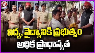 Minister Uttam Kumar Reddy Visit Sub Jail In Huzurnagar   V6 News