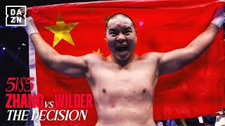 Zhilei Zhang Gives His Immediate Reaction To Brutal KO Win Over Deontay Wilder