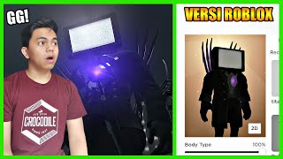 AKHIRNYA! Reaction Kemunculan Titan TV Man & Aku Langsung Buat Avatarnya Di Roblox