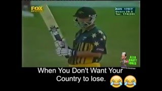 INSANE crowd do not to win the match :P AUSTRALIA vs WEST INDIES 1999