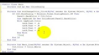 How to obtain ARGB [Alpha, Red, Green & Blue] from a specified color [vb 2008/.NET]