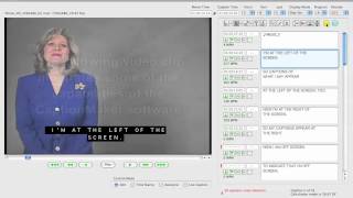 MacCaption - Time-Stamping a Transcript