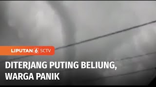 Angin Puting Beliung Terjang Gresik, 300 Bangunan Hancur | Liputan 6