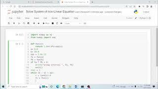 How to code Bisection Method using python| python is Easy| python tutorial