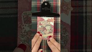 ASMR💞 빈티지 크리스마스 Vintage journaling 手帳デコ #shorts