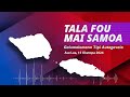 Radio Samoa - News from Samoa (15 OCT 2024)