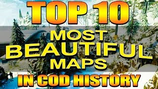 "MOST BEAUTIFUL MAPS" in Cod History (Top Ten - Top 10) Call of Duty | Chaos