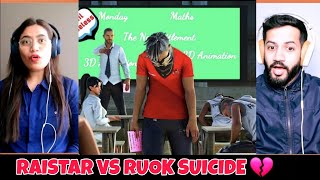 Rasitar vs Ruok ff - Suicide Is Never An Option 💔 Freefire 3d animation Prizzo ff Reaction