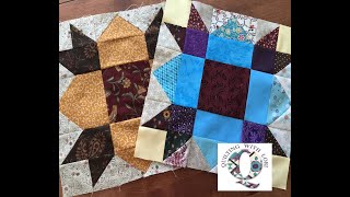 Scrap Block Week 4 - Weathervane Block; and Part One of Fall Mystery Quilt Class