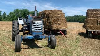 Baling Wheat Straw 2020