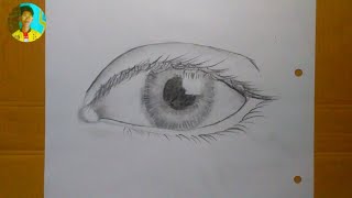 How to draw Eyes Accurately - step-by-step | Easy drawing for beginners