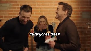 the marvel cast being the best cast for about 3 minutes
