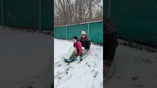 best way to go sledding…