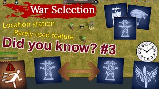 War selection - Did you know #3 (location station)