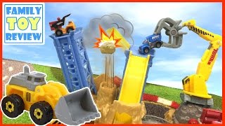 Tonka Tinys Playset Funrise Toys Blast & Dash Quarry 🚛 Car Crush Escape 🚧 Tonka Trucks for Kids