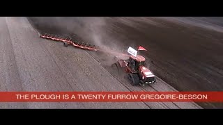 Case IH Ploughing World Record 2005