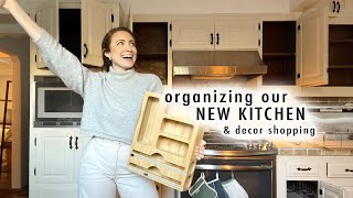 organizing our NEW KITCHEN + decor shopping | XO, MaCenna Vlogs