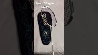 Apacs Z Ziggler Review #badminton #racquet #badmintonequipment #badmintonlovers #racquets #sports