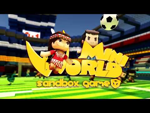 ¡Juguemos fútbol en Mini World Block Art!