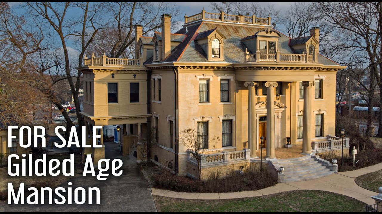 For Sale 1900 Gilded Age Mansion With Tiffany Designed Interior Youtube