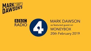 Mark Dawson discusses self publishing as a guest on BBC Radio 4's Moneybox (Feb 20th 2019)